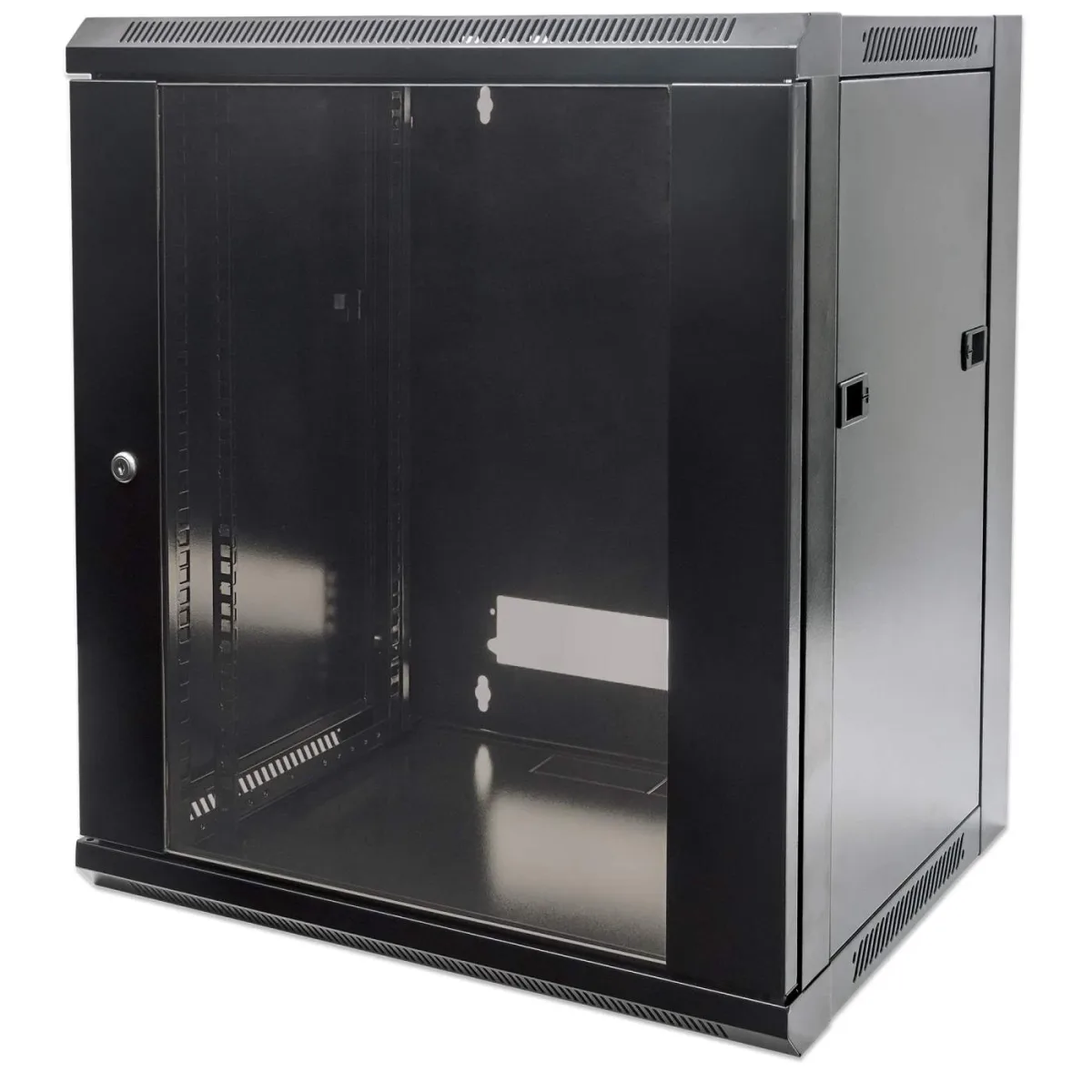 Intellinet 711869 Network Cabinet Wall Mount 12U- (Standard) 450MM Black Flatpack