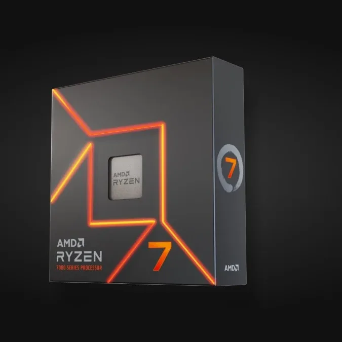 AMD Ryzen 7 7700X with Radeon Graphics, 8 Core Processor, 16 Threads, 4.5GHz up to 5.4GHz Boost, 40MB Cache, 105W, No Fan, Radeon Graphics