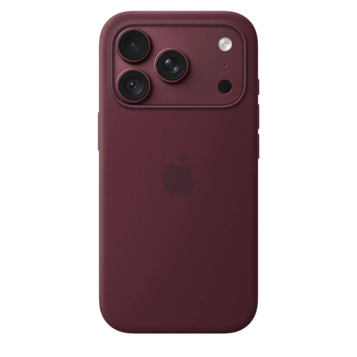 Apple - Protective cover for mobile phone - MagSafe compatibility - silicone - burgundy - for iPhone 18 Pro