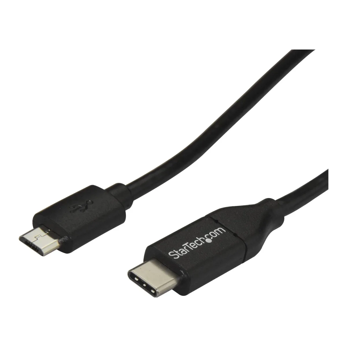 StarTech USB C to Micro USB Cable - 0.5m - M/M - Thunderbolt 3 Compatible - Micro USB Cord -USB Type C to Micro USB Cable (USB2CUB50CM)