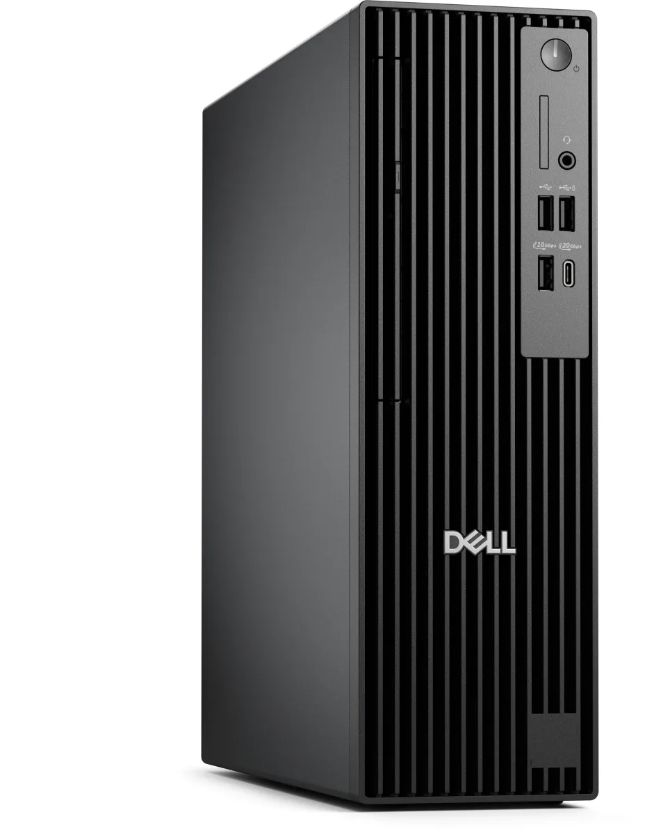 Dell Pro Slim Plus QBS1250 - AI PC - slim desktop Core Ultra 7 265 / up to 5.3 GHz - RAM 16 GB - SSD 512 GB - NVMe, TLC - Intel Graphics - Gigabit Ethernet, Bluetooth, IEEE 802.11ax (Wi-Fi 6E) - Win 11 Pro - monitor: none - black - BTS - with 3 Years Basic Onsite