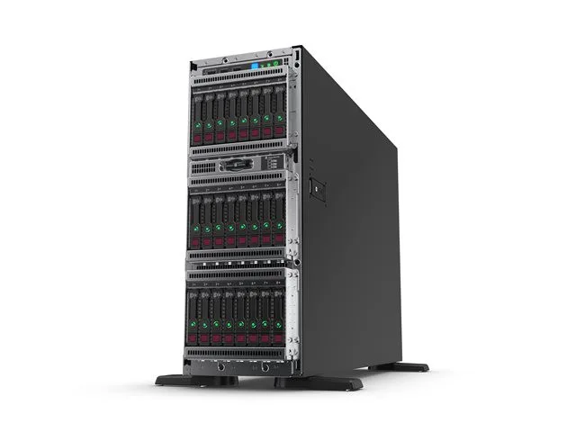 HPE ProLiant ML350 Gen10 Base - Server - tower 4U - 2-way - 1 x Xeon Silver 4208 / up to 3.2 GHz - RAM 16 GB - SATA/SAS - hot-swap 3.5" bay(s) - no HDD - Gigabit Ethernet - no OS - monitor: none - BTO