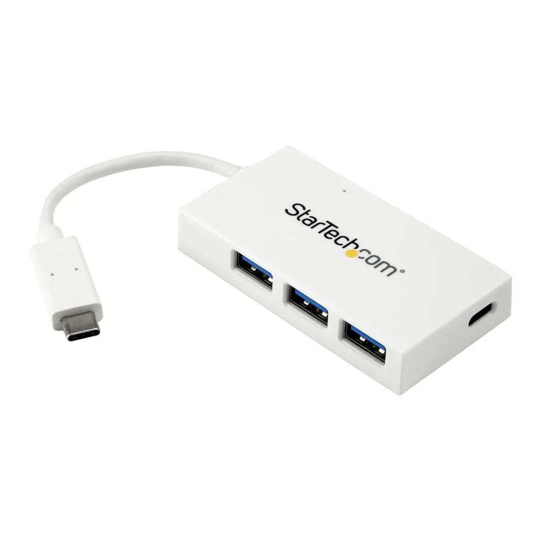 Startech 4-Port USB 3.0 Hub - Powered USB 3.1 Gen 1 Hub - USB-C to 1x USB-C and 3x USB-A Adapter - USB-C Port Expander (HB30C3A1CFB) - Hub - 4 x SuperSpeed USB 3.0 - desktop - for P/N: CFASTRWU3C, SDMSDRWU3AC, TB3DK2DPPD, TB3DK2DPPDUE, TB3DKDPMAW, TB3DKDPMAWUE