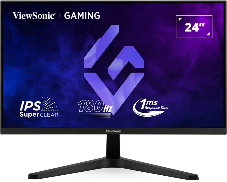 ViewSonic VX24G1-HD - LED monitor - 24" (23.8" viewable) - 1920 x 1080 Full HD (1080p) - IPS - 300 cd/m² - 1000:1 - 1 ms - 2xHDMI, DisplayPort