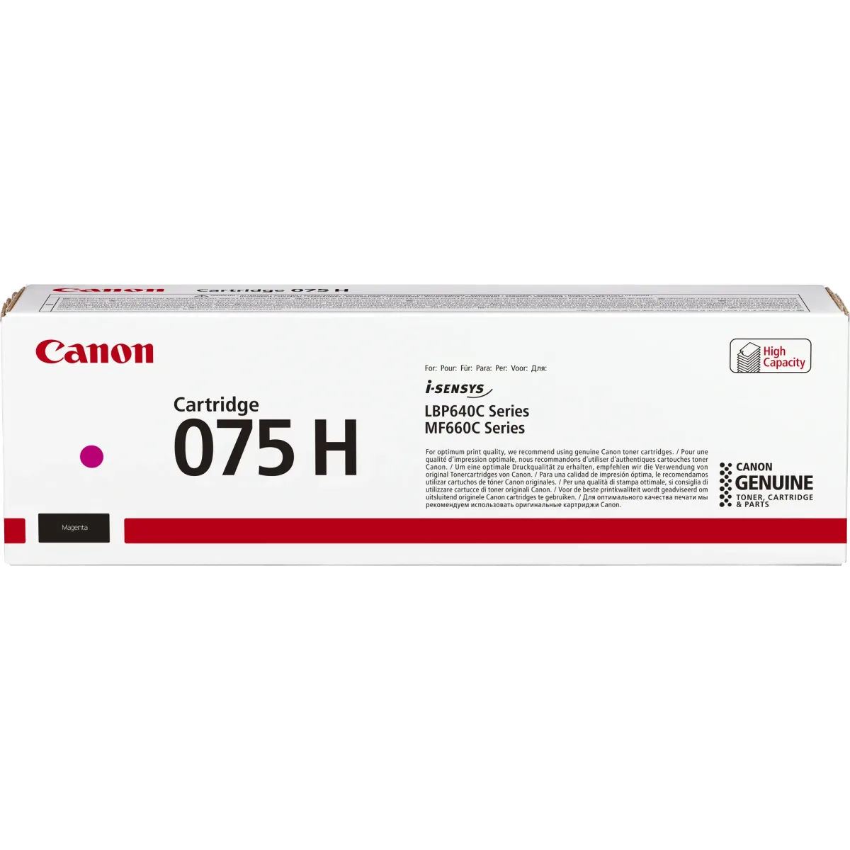 Canon 075 H - High capacity - magenta - original - box - toner cartridge