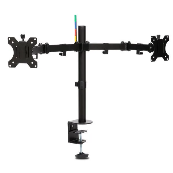 Kensington SmartFit Ergo Dual Extended Monitor Arm - Mounting kit - adjustable arm - for 2 monitors - metal - black - screen size: up to 32" - desktop, C-clamp, grommet, desk-mountable