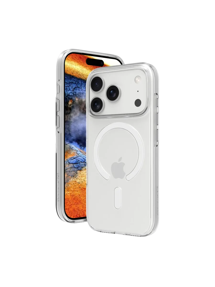 dbramante1928 Greenland Pro - Protective cover for mobile phone - MagSafe compatibility - plastic - clear - for Apple iPhone 17 Pro, 18 Pro