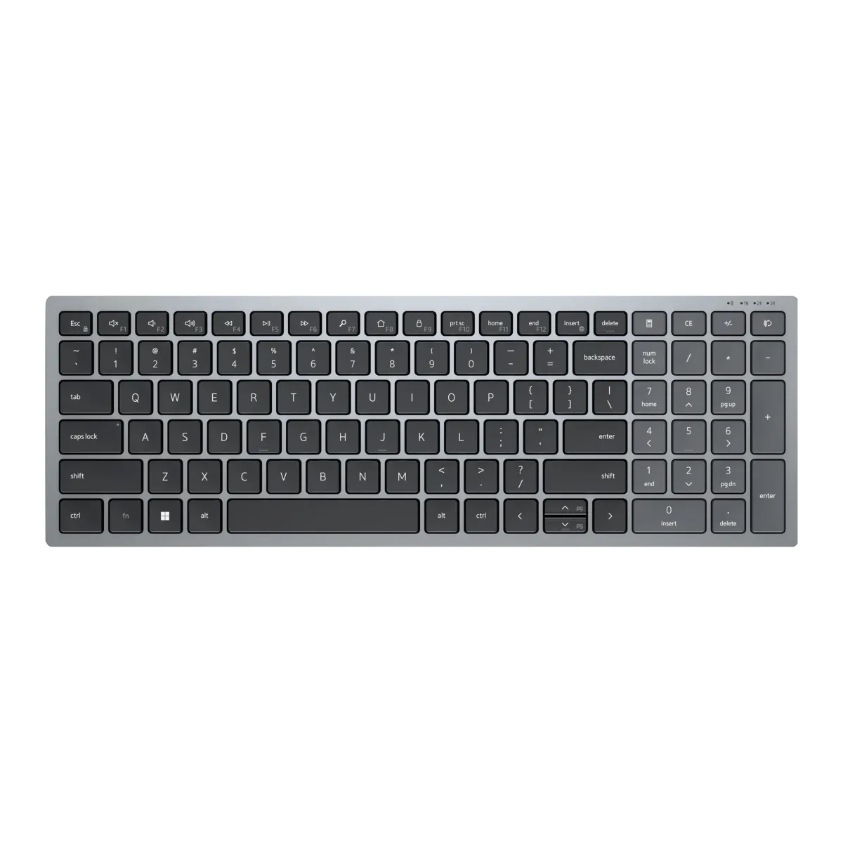 DELL COMPACT MULTI-DEVICE WIRELESS KEYBOARD - KB740 - UK (