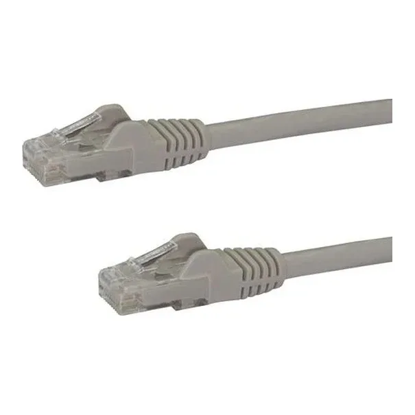 Startech 10m CAT6 Ethernet Cable, 10 Gigabit Snagless RJ45 650MHz 100W PoE Patch Cord, CAT 6 10GbE UTP Network Cable w/Strain Relief, Grey, Wiring is UL Certified/TIA - Category 6 - 24AWG (N6PATC10MGR)