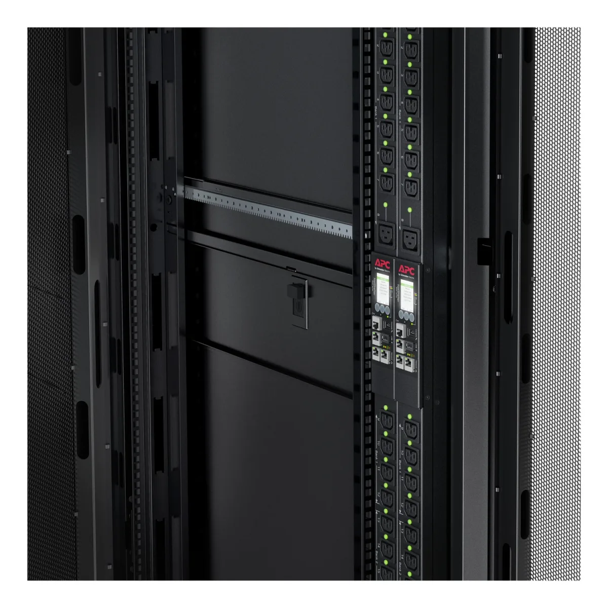 APC Rack PDU 9000 Switched APDU9981EU3 - Power distribution unit (rack-mountable) - AC 230 V - 11 kW - 11000 VA - 3-phase - Ethernet 10/100/1000 - input: IEC 60309 16A - output connectors: 24 (21 x IEC 60320 C13, 3 x IEC 60320 C19) - 0U - 1.82 m cord - black