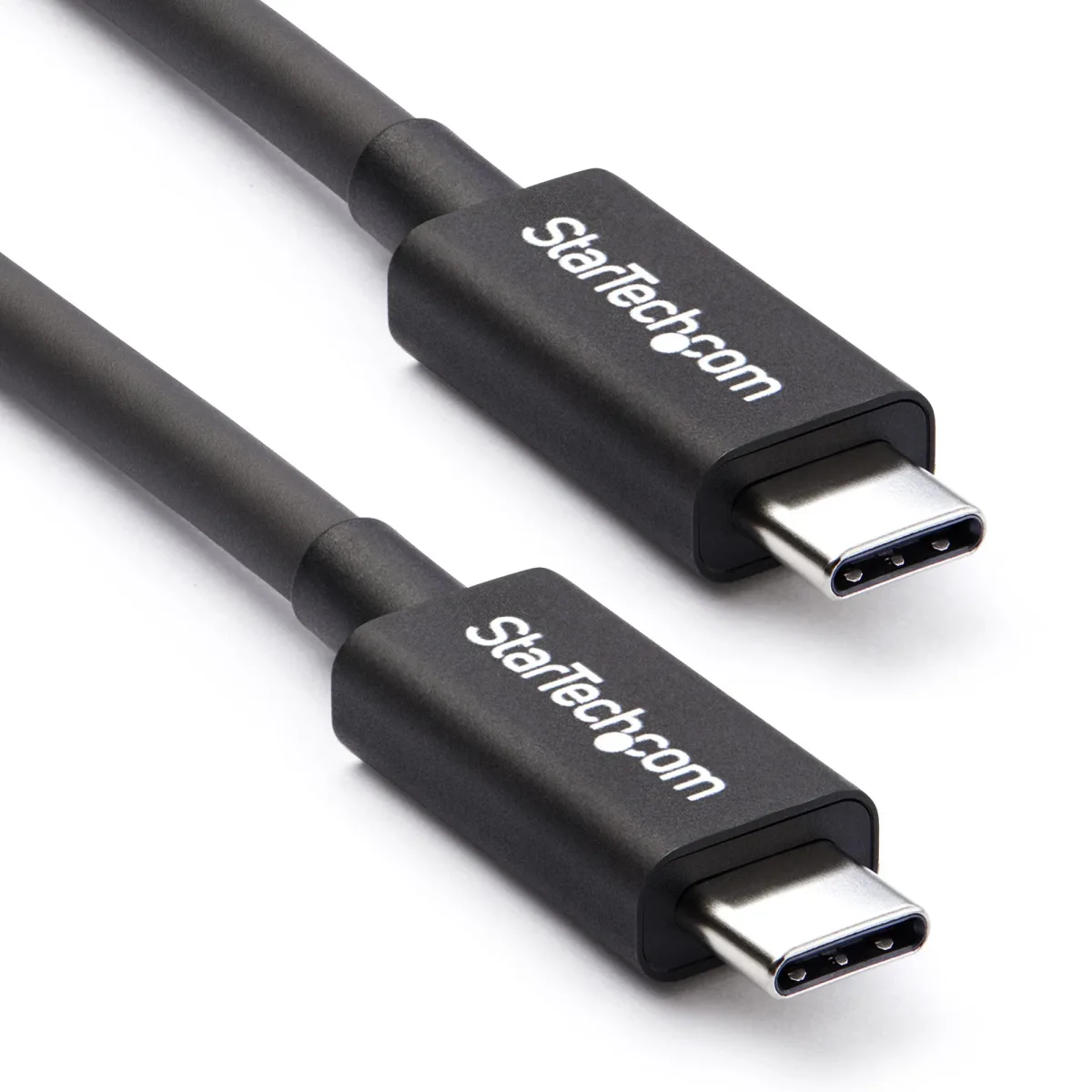 StarTech 2m (6.6ft) Thunderbolt 3 Cable, 20Gbps, 100W PD, 4K Video, Thunderbolt-Certified, Compatible w/ TB4/USB 3.2/DisplayPort - Thunderbolt cable - USB-C (M) to USB-C (M) - Thunderbolt 3 / USB / DisplayPort - 2 m - black - for P/N: CDP2HDUACP, CDP2HDUACPW, MST30C2DPPD