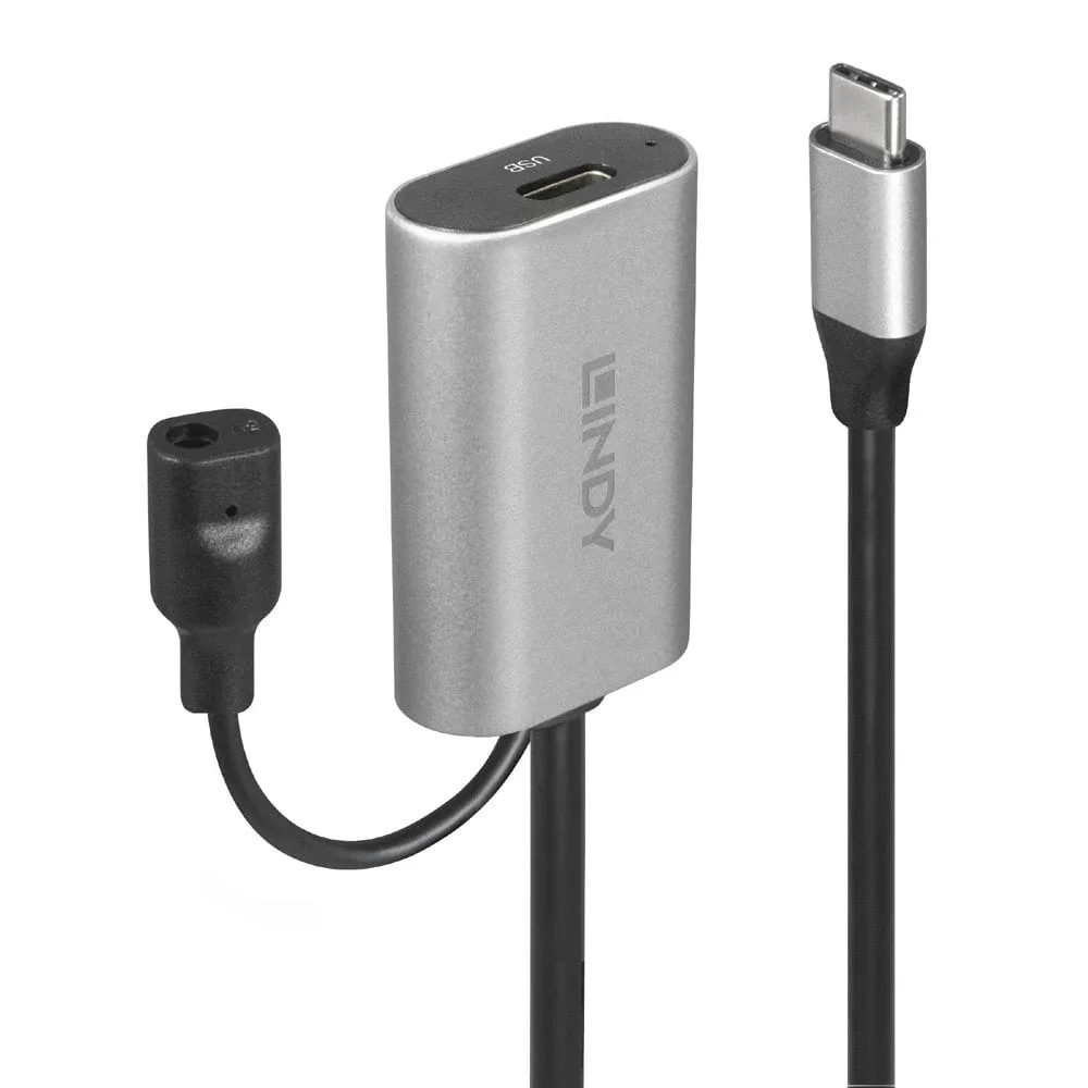 Lindy 43271 5M USB 3.1 Active Extension Cable Type C to C