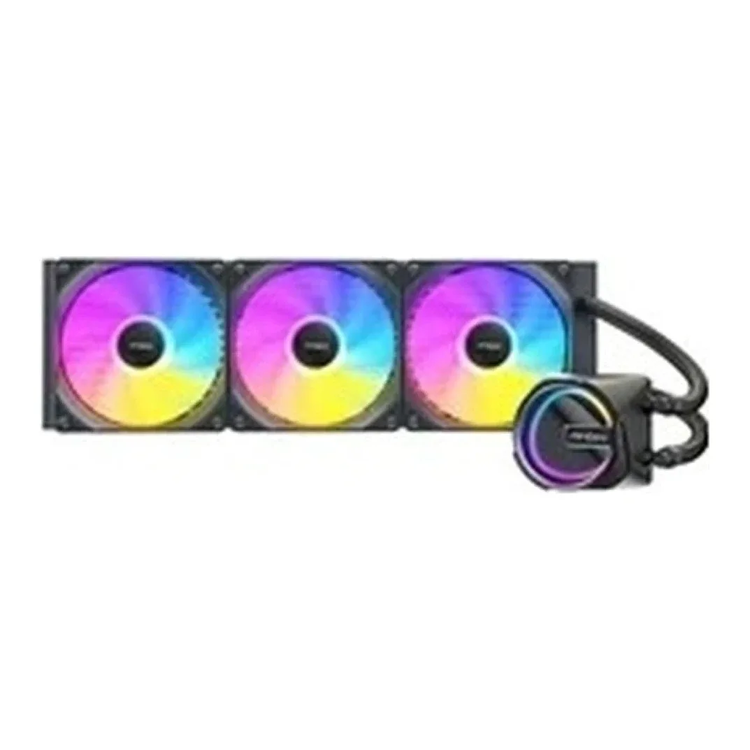 Antec Skeleton 360ARGB Liquid CPU Cooler, Universal Socket, Black, 360mm Radiator, PWM up tp 2000 RPMCooling Fans, Addressable RGB LED Lighting