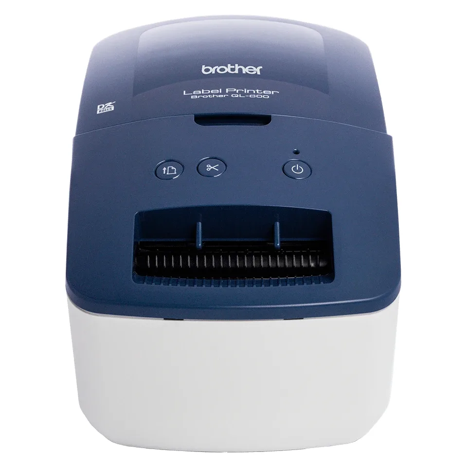 Brother QL600BZU1 QL600B Label Printer Blue/White