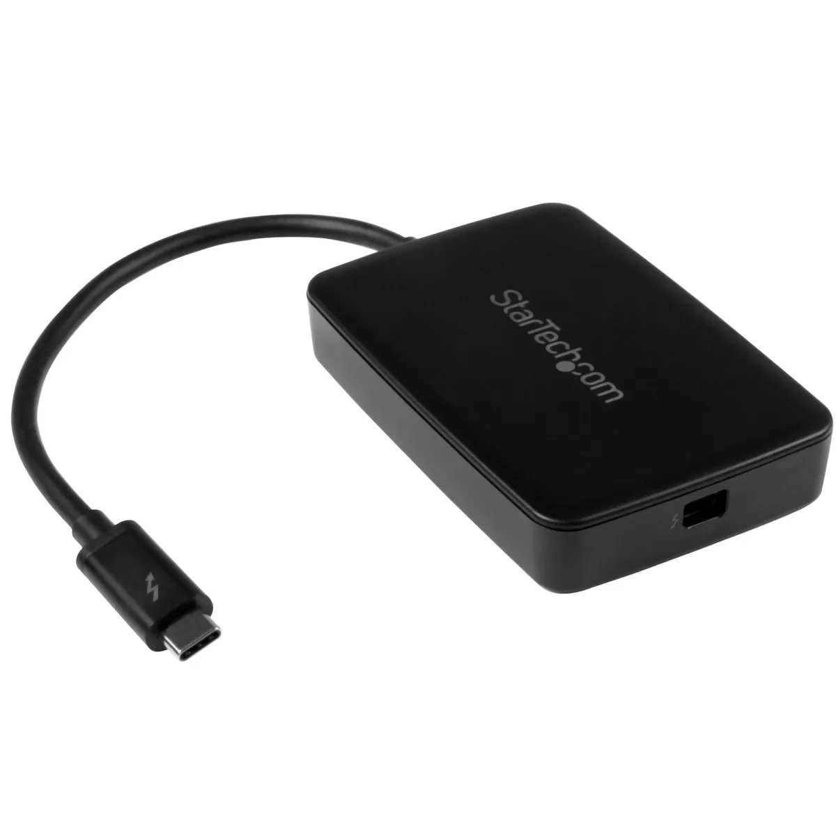 StarTech Thunderbolt 3 to Thunderbolt 2 Adapter, TB3 Laptop to TB2 Displays & Devices, Thunderbolt 2 20Gbps or Thunderbolt 1 10Gbps, TB3 to TB2 Converter, TB3 Certified, Windows & Mac - 8in Attached Cable (TBT3TBTADAP)