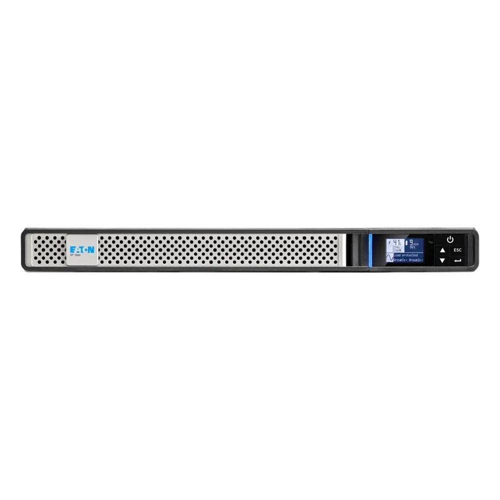 Eaton 5P 1150i - Gen 2 - UPS (rack-mountable) - AC 200/208/220/230/240 V - 1350 Watt - 1550 VA - 1-phase - 9 Ah - RS-232, USB - output connectors: 6 - 1U - 19" - black, silver