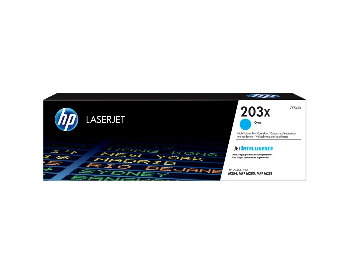 HP 203X ORIGINAL CYAN LASERJET TONER CARTRIDGE