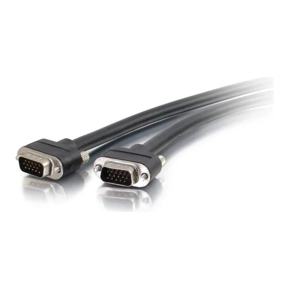 StarTech 3m Coax High Resolution Monitor VGA Video Cable HD15 M/M - VGA cable - HD-15 (VGA) (M) to HD-15 (VGA) (M) - 3 m - molded, thumbscrews - black