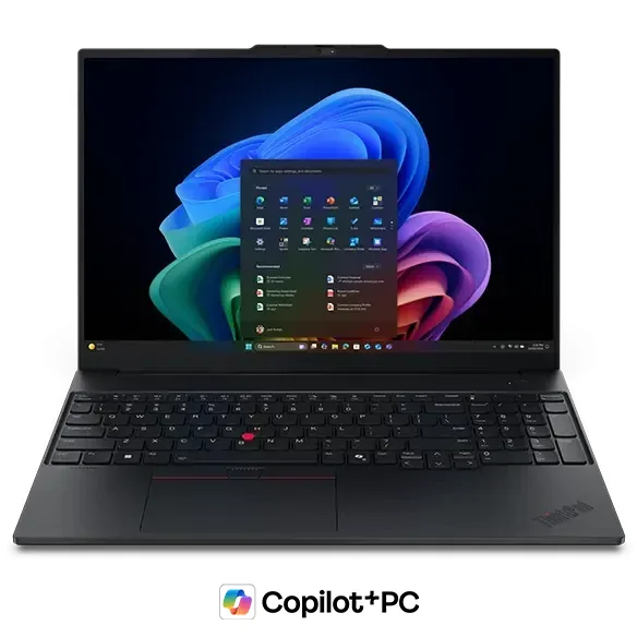 Lenovo ThinkPad E16 G3 Copilot+ PC, 16 Inch WUXGA 1920x1200 IPS Screen, Intel Core Ultra 5 226V Processor, 16GB RAM, 512GB SSD, Windows 11 Pro