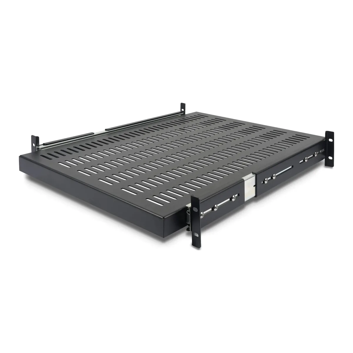 Startech Server Rack Shelf - 2U - 20 to 30in Adjustable Mounting Depth - Vented - Server Rack Cabinet Shelf - 24in Deep - Rack shelf - 1U - 19" - for P/N: RK1233BKM, RK2433BKM, RK2537BKM, RK3236BKF, RK4236BKB, RK4242BK24, RK4242BK30