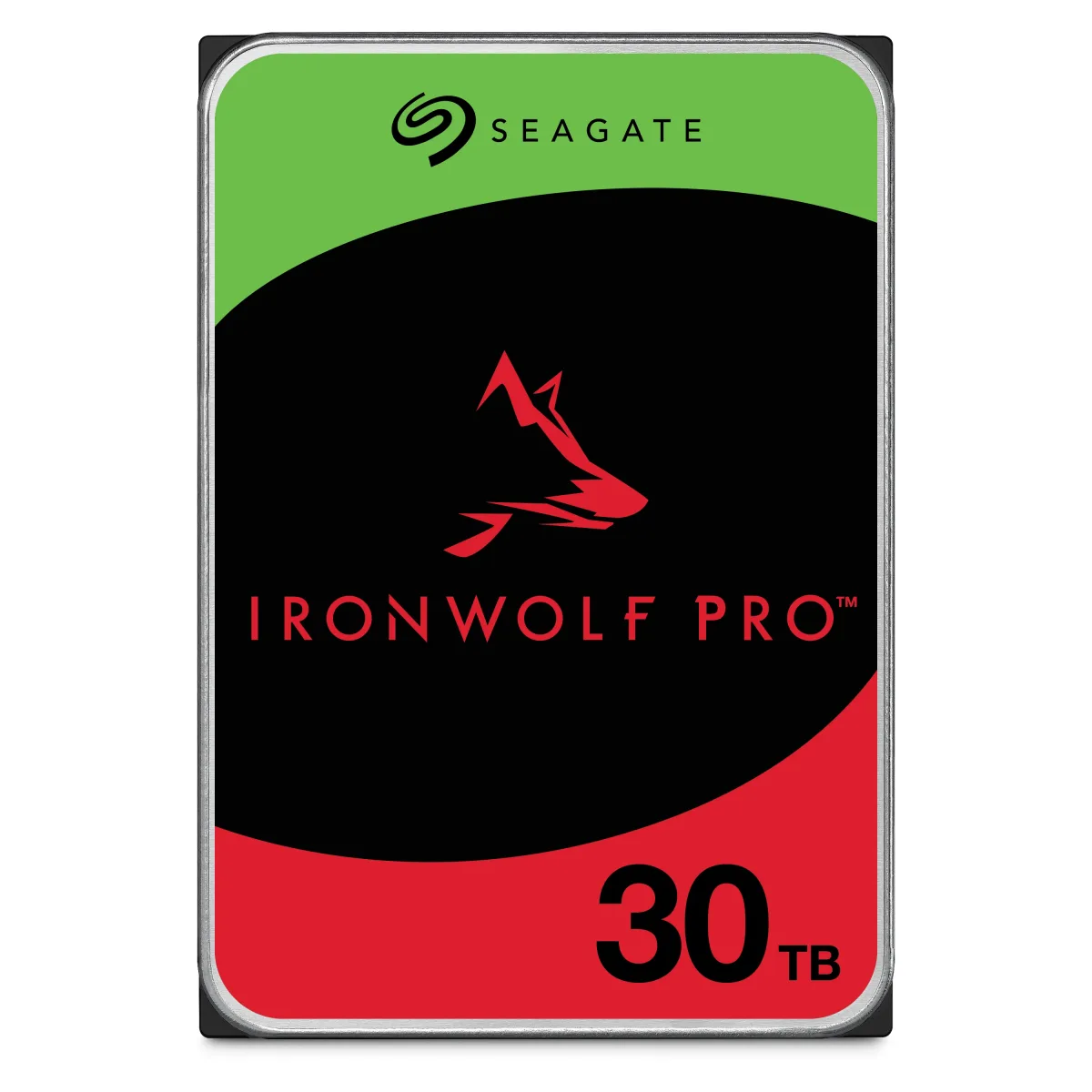 Seagate IronWolf Pro ST30000NT011 - Hard drive - 30 TB - internal - 3.5" - SATA 6Gb/s - 7200 rpm - with 3 years Seagate Rescue Data Recovery