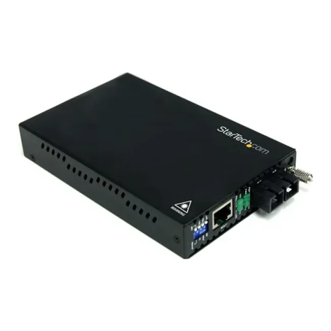 Startech 10/100 Mbps Multi Mode Fiber Media Converter SC - Up to 1.2 miles/2km (ET90110SC2)