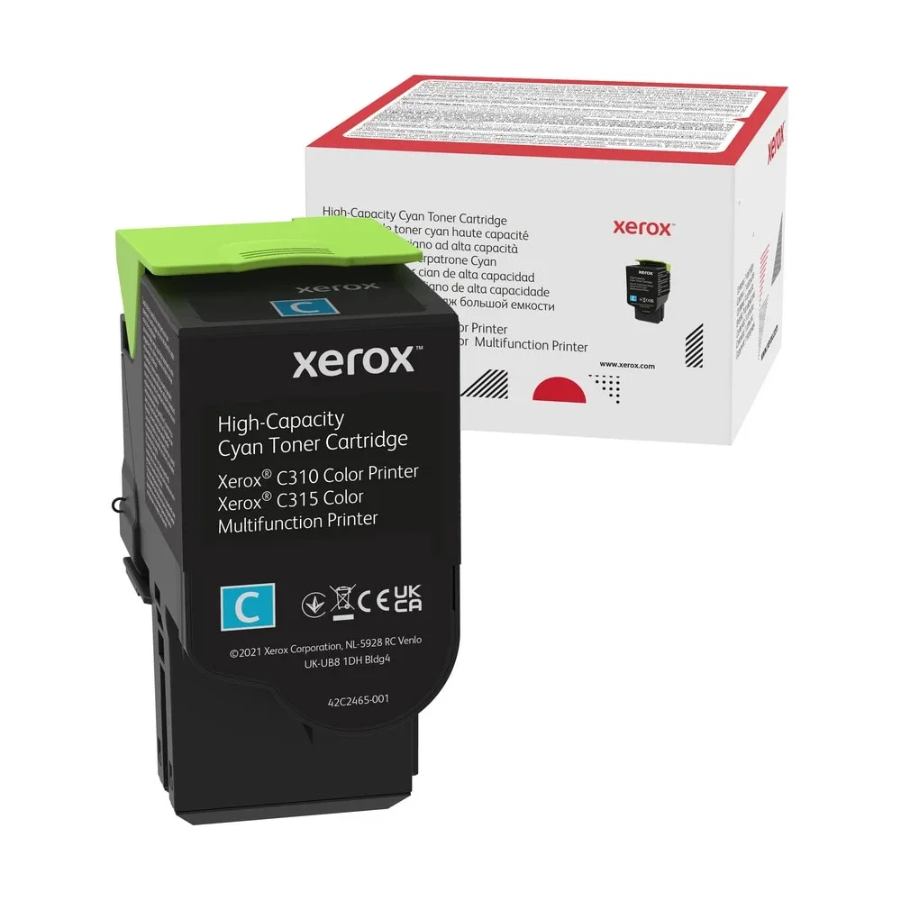 XEROX C310 CYAN STANDARD TONER CARTRIDGE (5500 PAGES)