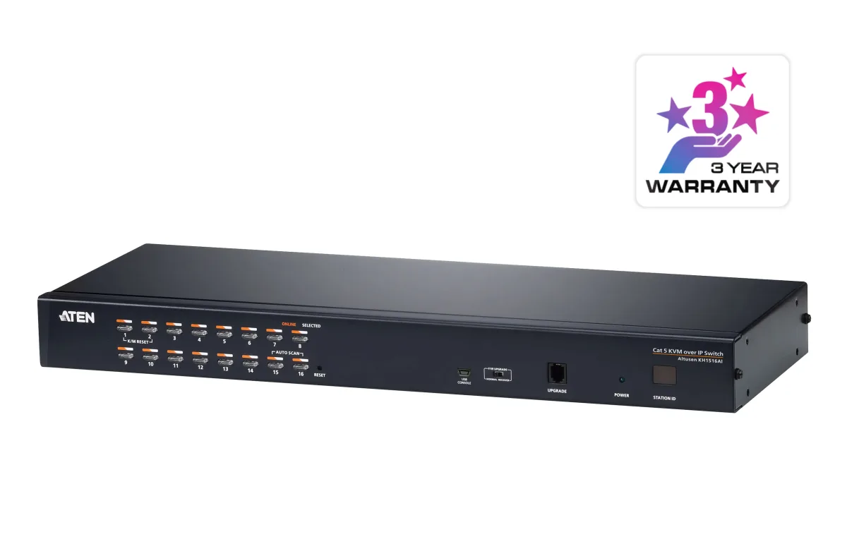 ALTUSEN KH1516AI - KVM switch - 16 x KVM port(s) - rack-mountable