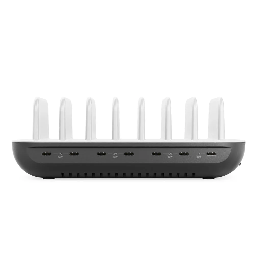POWERFIN 7 PORT USBC DESKTOP 80W CHARGING STATION (EU/UK/US)