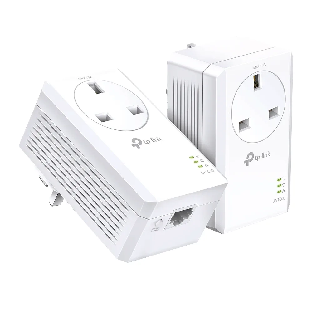 TP-Link TL-PA7017P KIT V4 - Starter Kit - powerline adapter kit 1GbE, HomePlug AV (HPAV), HomePlug AV (HPAV) 2.0, IEEE 1901 - wall-pluggable (pack of 2)