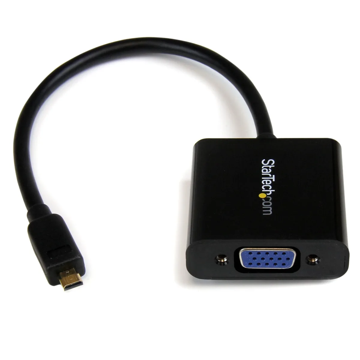 StarTech Micro HDMI® to VGA Adapter Converter for Smartphones / Ultrabook / Tablet - 1920x1080 - Micro HDMI Male to VGA Female (MCHD2VGAE2)