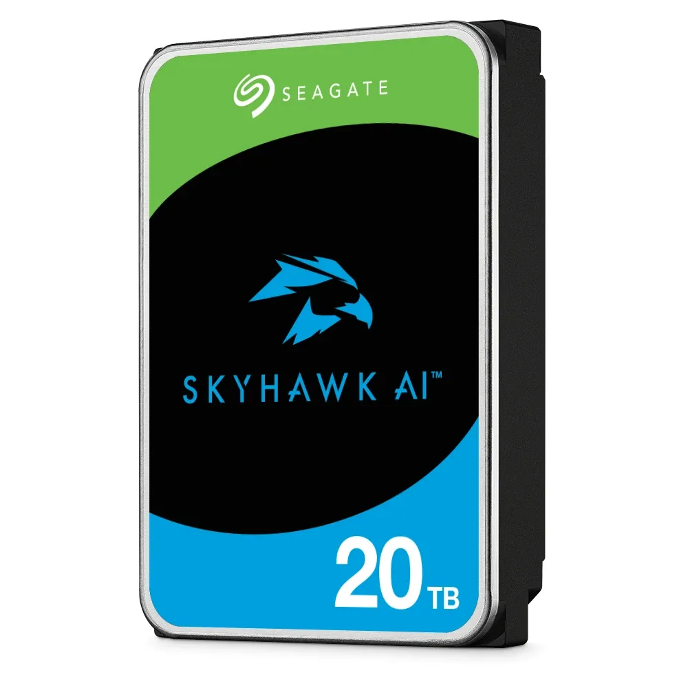 Seagate SkyHawk AI ST20000VE003 - Hard drive - 20 TB - internal - 3.5" - SATA 6Gb/s - buffer: 512 MB - with 3 years Seagate Rescue Data Recovery