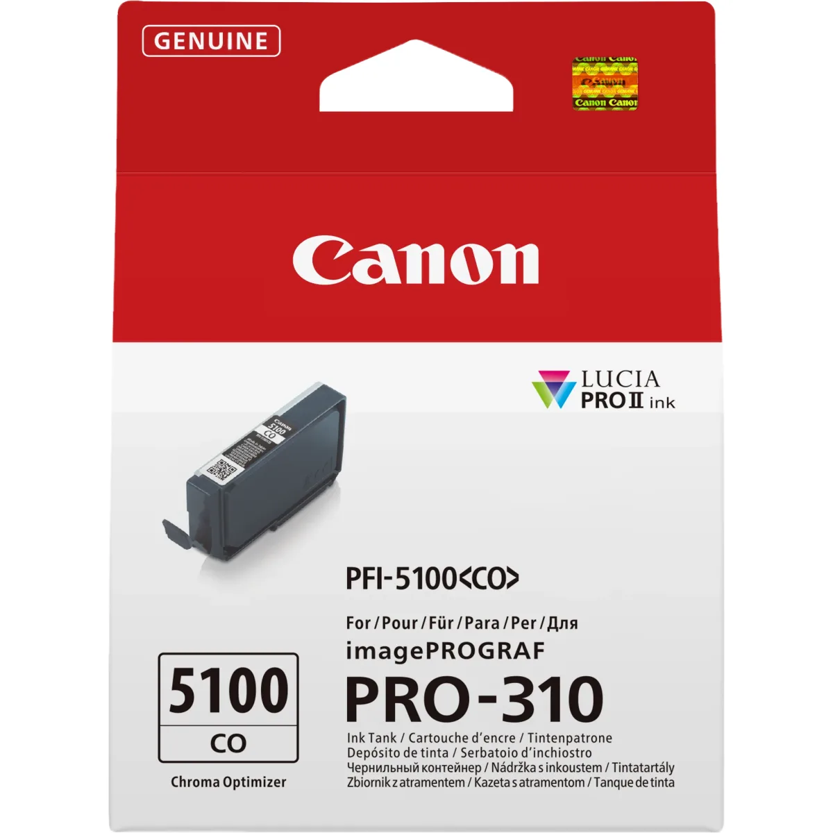 Canon PFI-5100 CO - 14.4 ml - chroma optimiser - original - hanging box - ink tank - for imagePROGRAF PRO-310