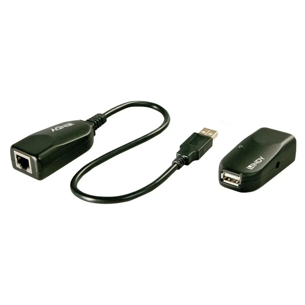 Lindy 42693 USB 2.0 CAT5 Extender Extend Connections Up to 50M