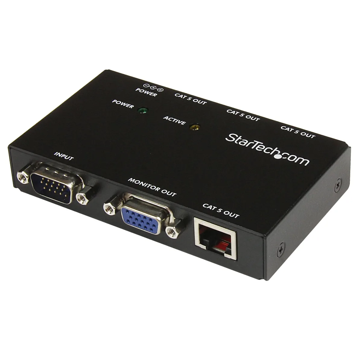 Startech VGA Over CAT5 Video Extender - VGA Extender - 450ft (150m) - 4-Port (ST1214T)