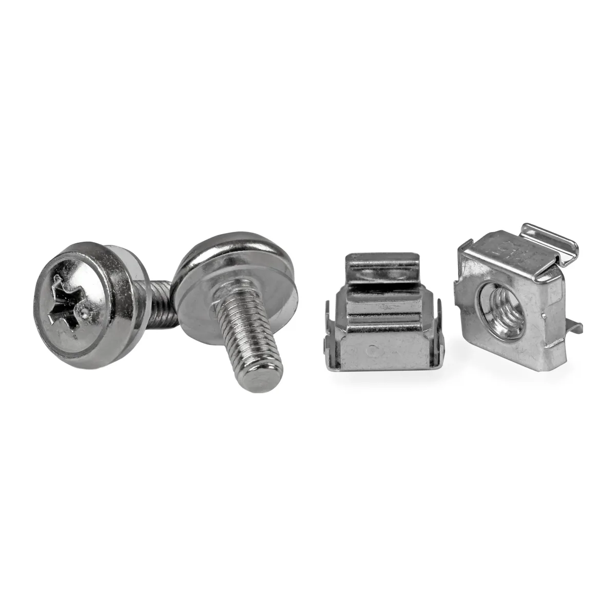 Startech M5 Mounting Screws and Cage Nuts for Server Rack Cabinet - Pack of 50 Server Rack Screws (CABSCREWM5) - Rack screws and nuts (pack of 50) - for P/N: RACK-21U-20-WALL-OA, RACK-24U-20-WALL-OA, RK12OD2, SHELF-2U-20-CENTER-V