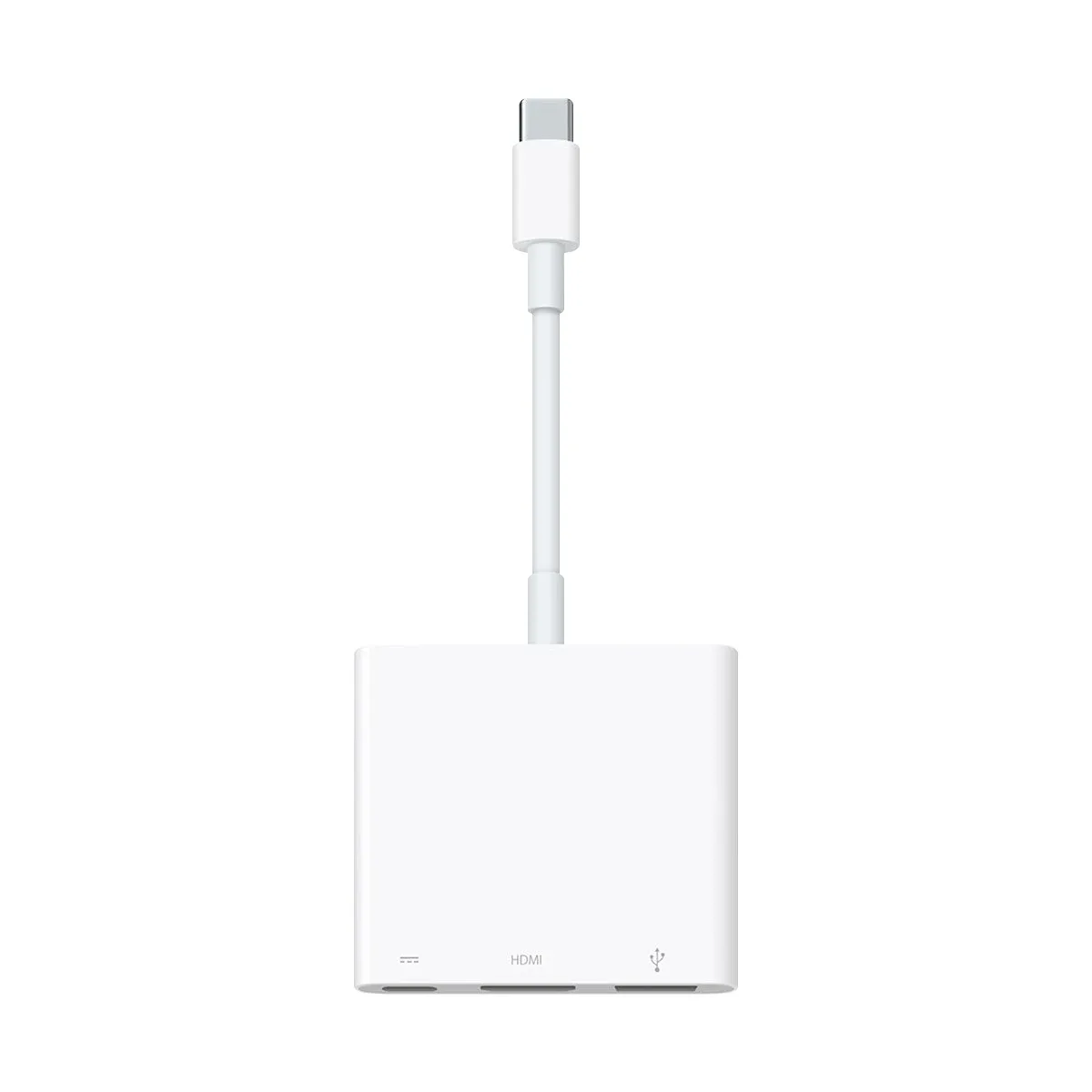 Apple - Adapter - USB-C male to USB, HDMI, USB-C (power only) female - 4K(3840 x 2160) support