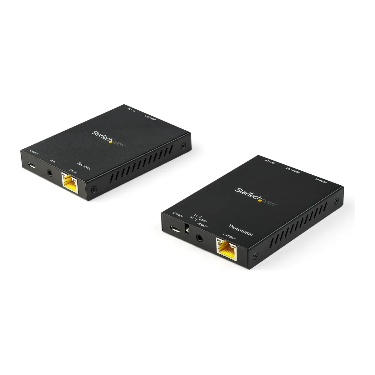 Startech HDMI over CAT6 Extender Kit - 4K 60Hz - HDMI Balun Kit - Signal up to 165 ft / 50m - HDR - 4:4:4 - 7.1 Audio Support (ST121HD20V) - Video/audio extender - HDMI - over CAT 6 - up to 50 m