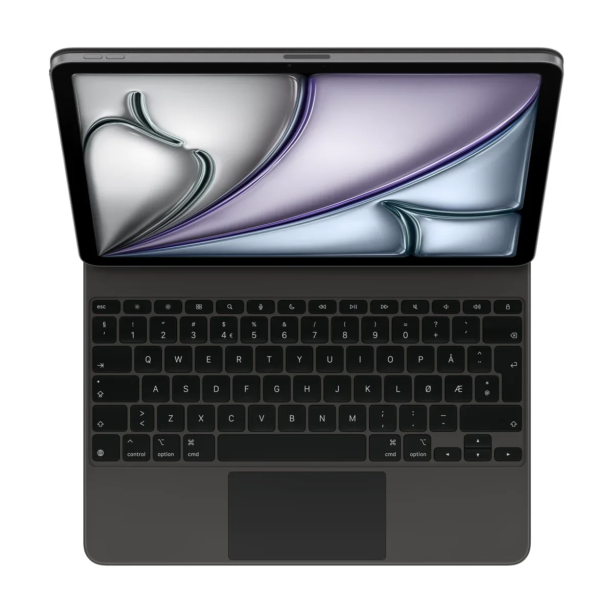 Apple Magic Keyboard - Keyboard and folio case - with trackpad - Apple Smart connector - QWERTY - Norwegian - black - for 13-inch iPad Air (M2, M3)