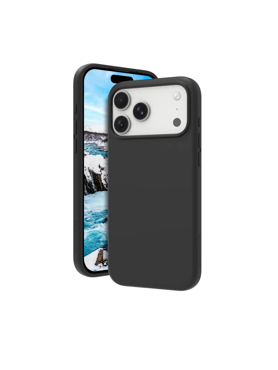 dbramante1928 Monaco - Protective cover for mobile phone - MS - MagSafe compatibility - silicone, plastic - night black - for Apple iPhone 17 Pro Max, 18 Pro Max