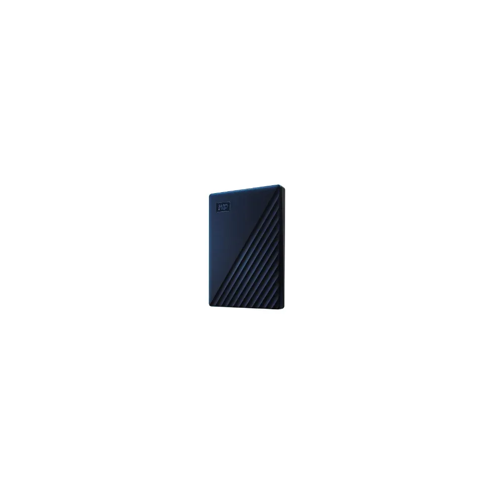 WD My Passport for Mac WDBA2F0050BBL - Hard drive - encrypted - 5 TB - external (portable) - USB 3.2 Gen 1 - 256-bit AES - midnight blue