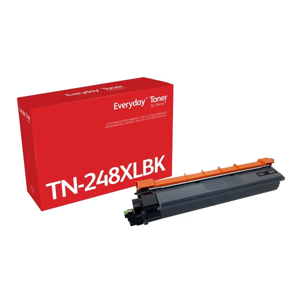 Xerox 006R04875 Everyday Black Toner Replaces Brother TN248XLBK High Capacity