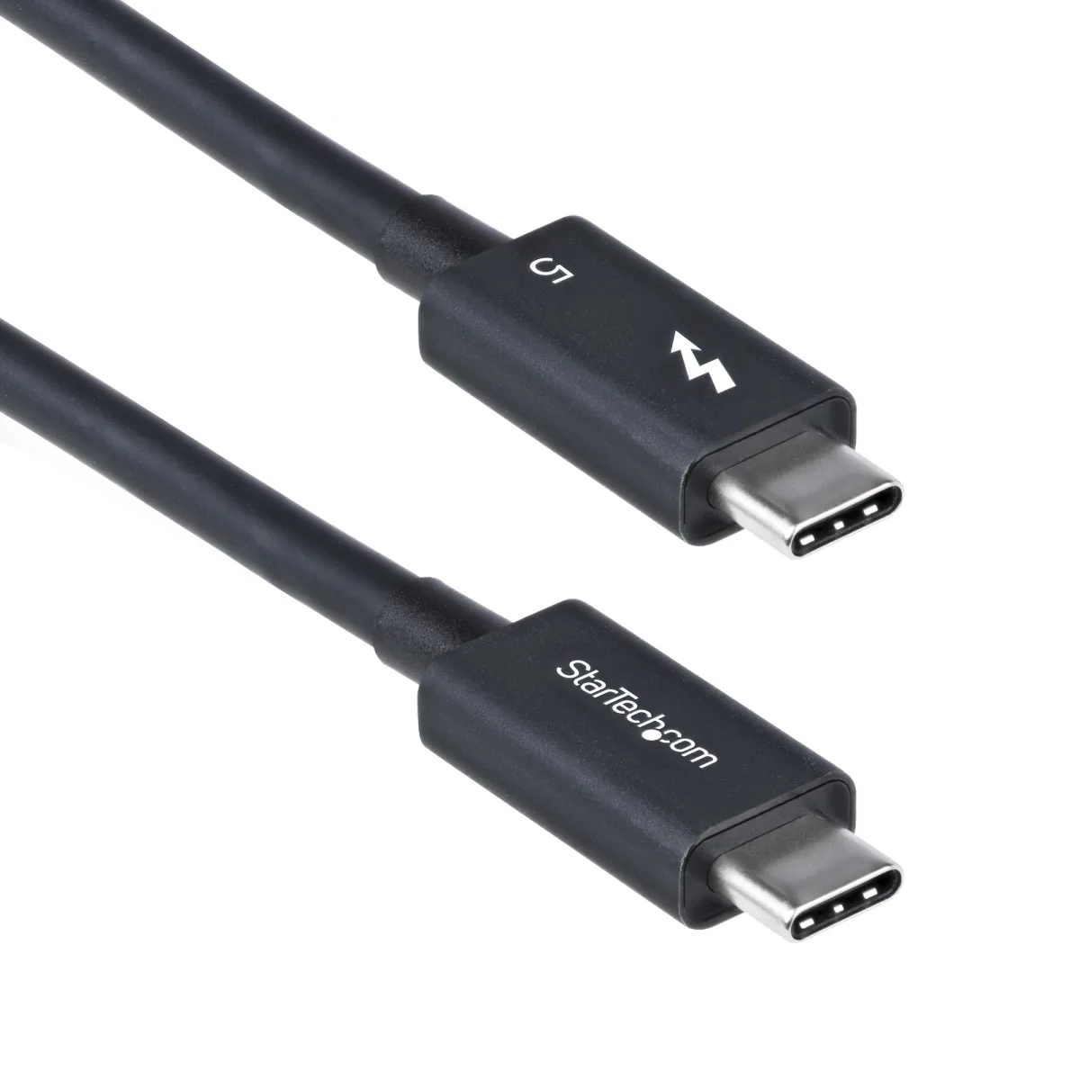 StarTech - Thunderbolt cable - Thunderbolt 5 (M) to Thunderbolt 5 (M) - USB4 / Thunderbolt 3 / Thunderbolt 4 / Thunderbolt 5 / DisplayPort 2.1 - 50 cm - 4K support, 8K support, passive, USB Power Delivery (240W)