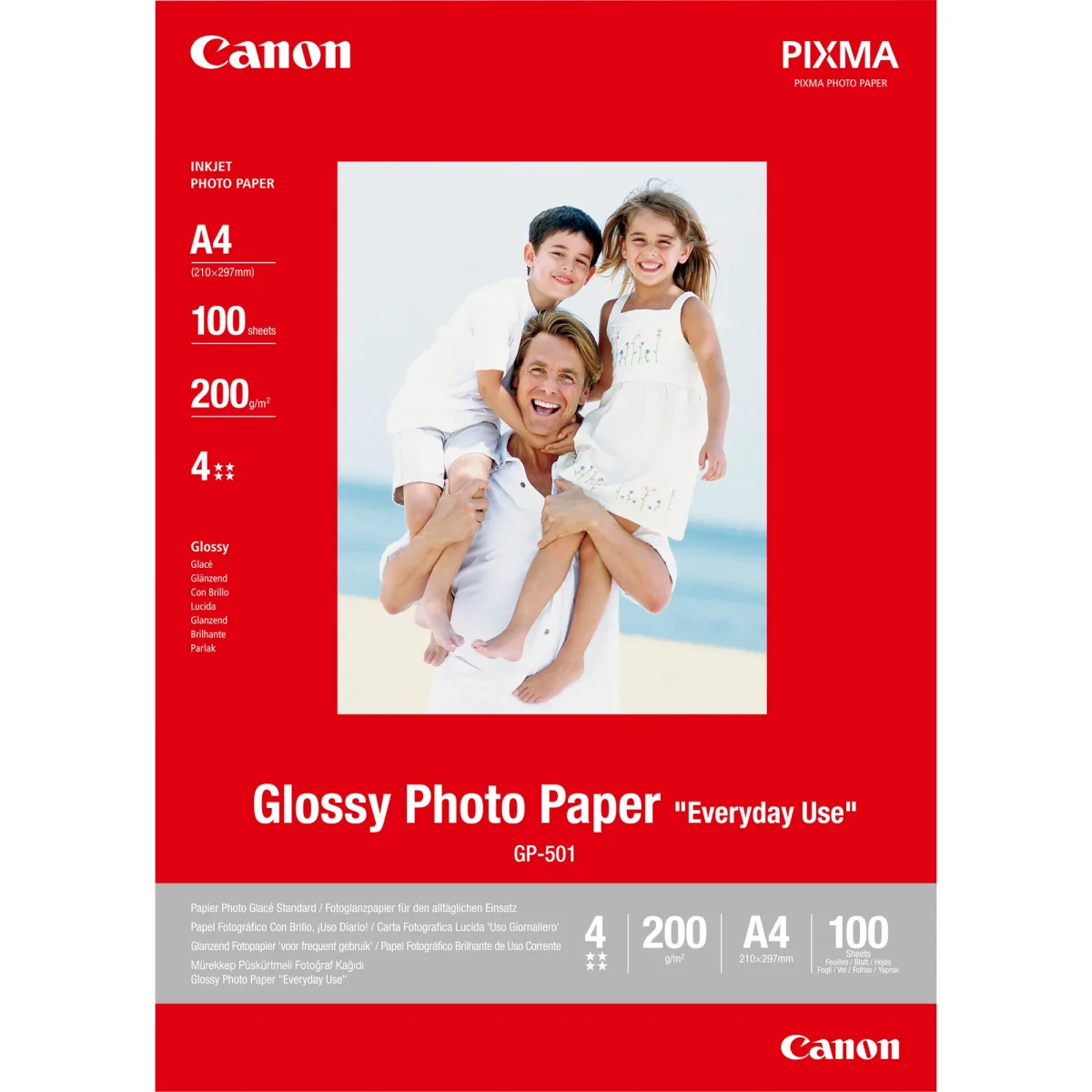 Canon GP 501 - Glossy photo paper - A4 (210 x 297 mm) - 170 g/m2 - 100 sheet(s)