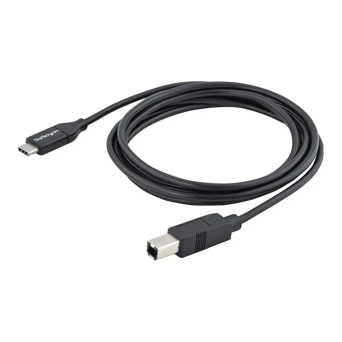 StarTech 2m 6ft USB C to USB B Cable - USB 2.0 - USB Type C Printer Cable M/M - USB 2.0 Type-C to Type-B Cable (USB2CB2M)