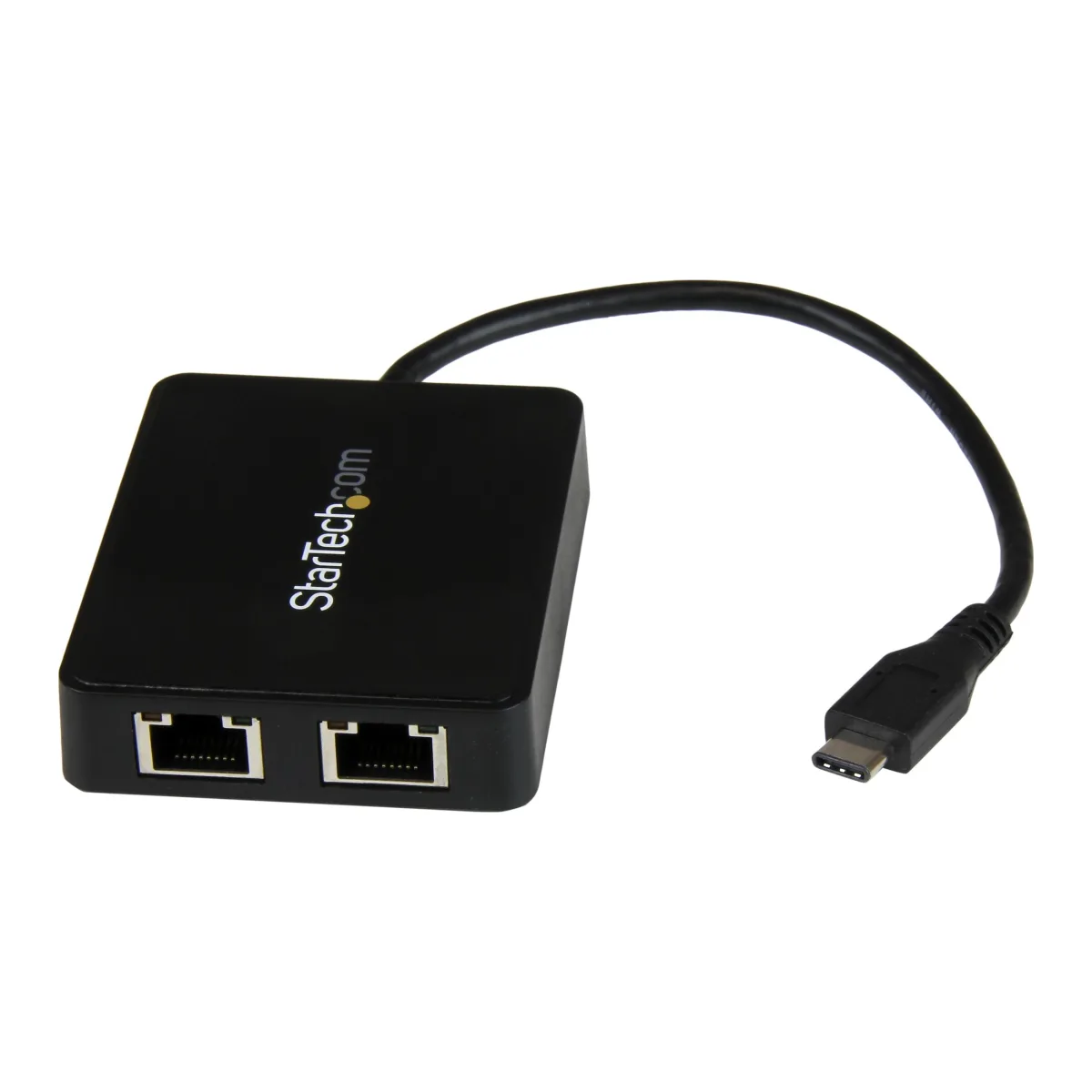 Startech USB-C to Dual Gigabit Ethernet Adapter with USB 3.0 (Type-A) Port - USB Type-C Gigabit Network Adapter (US1GC301AU2R) - Network adapter - USB-C - Gigabit Ethernet x 2 + USB 3.0 - for P/N: TB33A1C