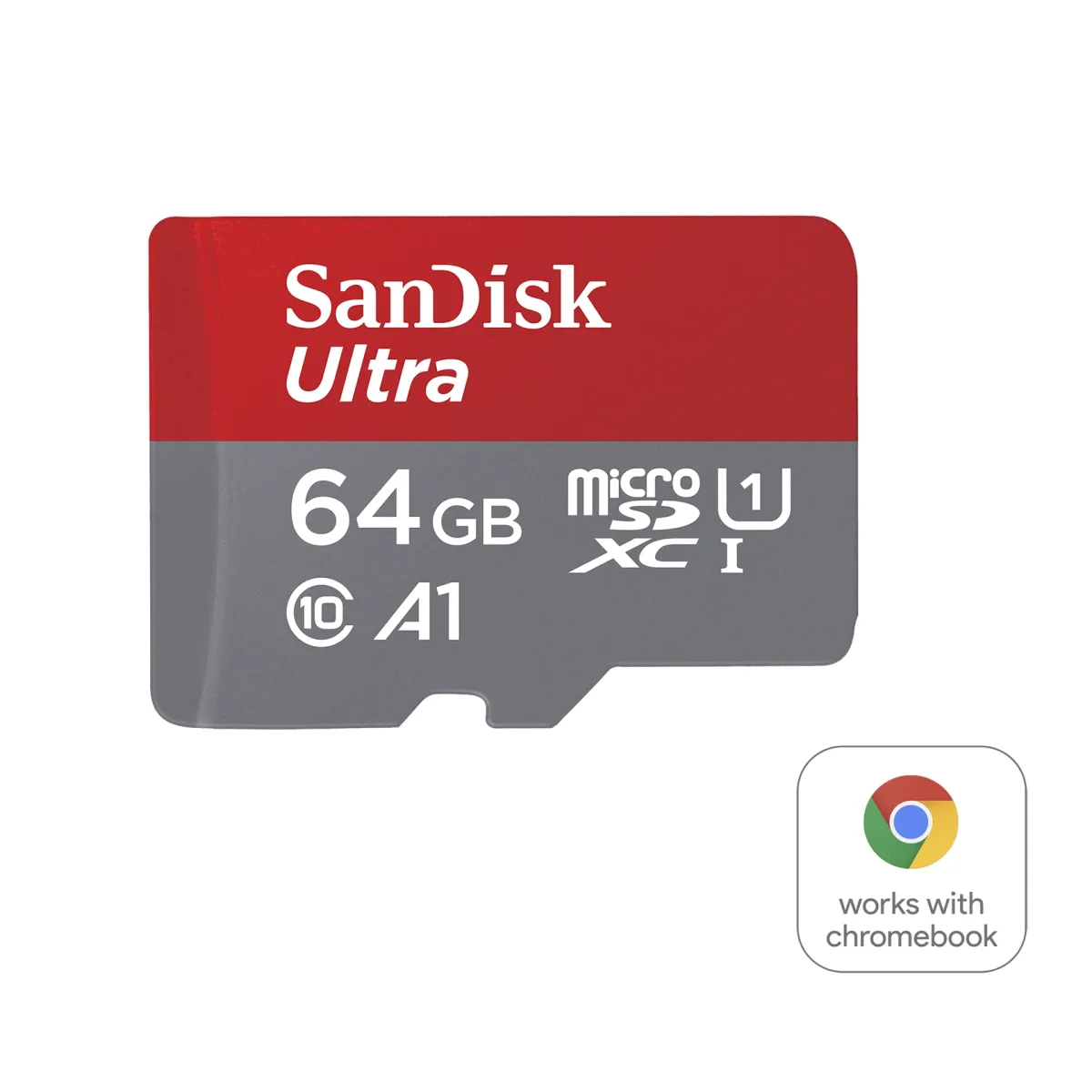 SanDisk Ultra - Flash memory card (microSDXC to SD adapter included) - 64 GB - A1 / UHS-I U1 / Class10 - microSDXC UHS-I