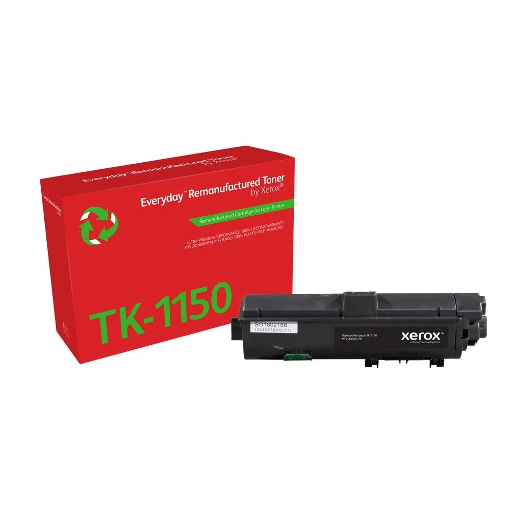 Xerox 006R04794 Everyday Remanufactured Toner Black Replaces Kyocera TK-1150