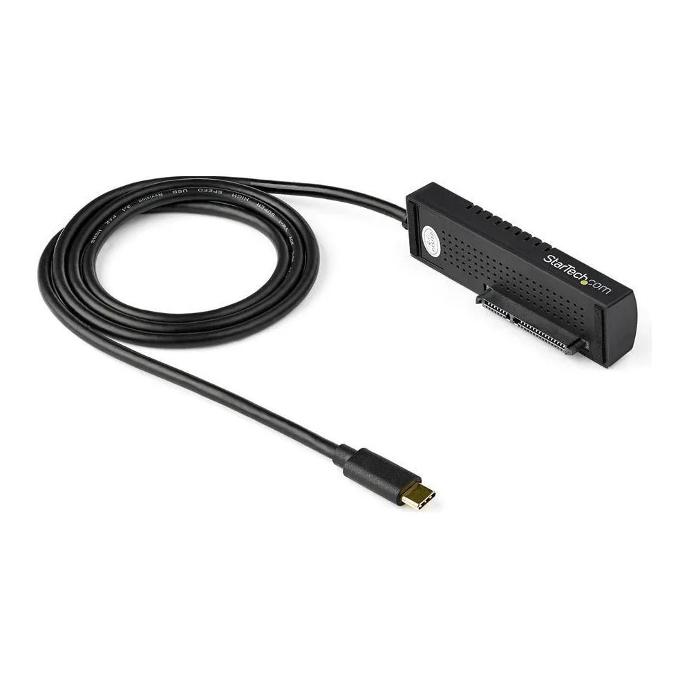 Startech USB C to SATA Adapter Cable - for 2.5 / 3.5" SATA Drives - 10Gbps - USB 3.1 - SATA to USB Adapter - External Hard Drive Cable (USB31C2SAT3) - Storage controller - 2.5", 3.5" - SATA 6Gb/s - USB 3.1 (Gen 2) - black - for P/N: SVA12M2NEUA, SVA12M5NA