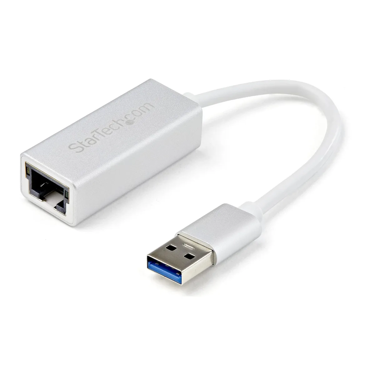 Startech USB 3.0 to Gigabit Network Adapter - Silver - Sleek Aluminum Design for MacBook, Chromebook or Tablet - Native Driver Support (USB31000SA)